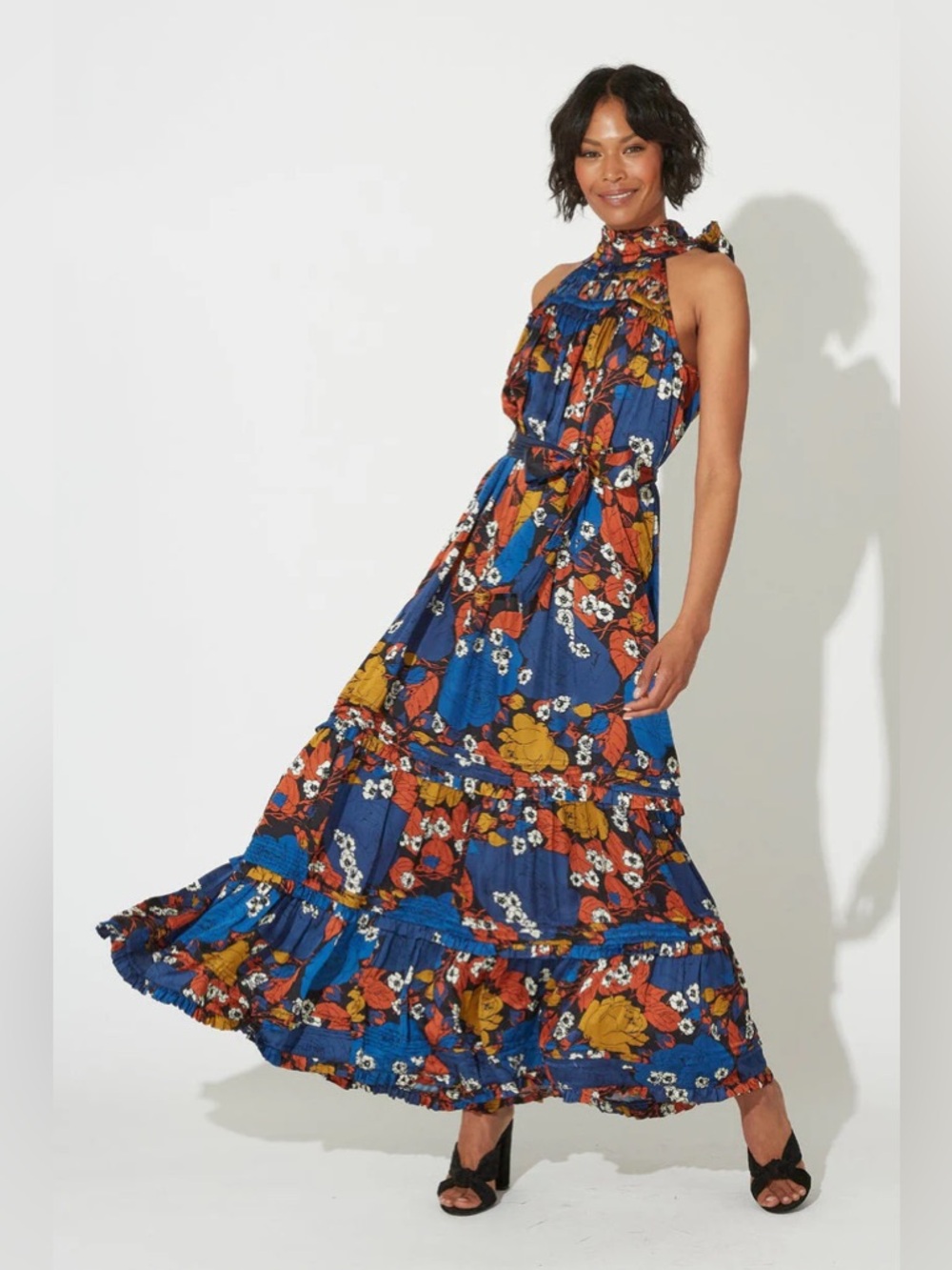 CLEOBELLA camille maxi dress in Sakura blue